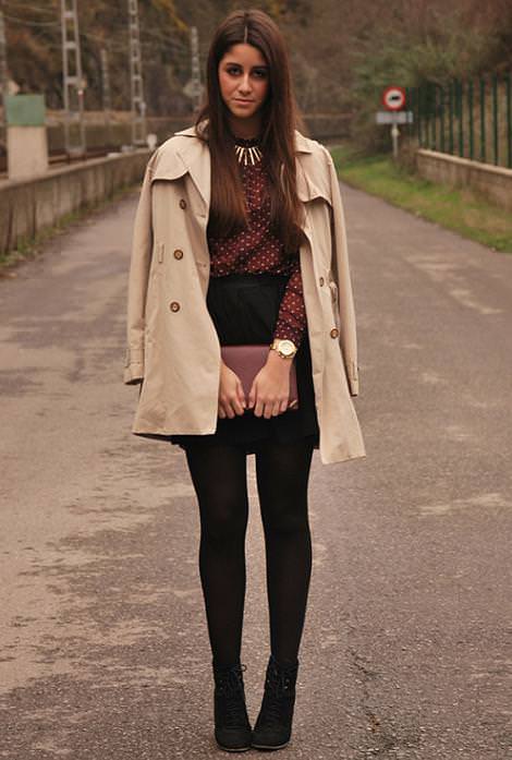Tendencias de moda del invierno : lunares