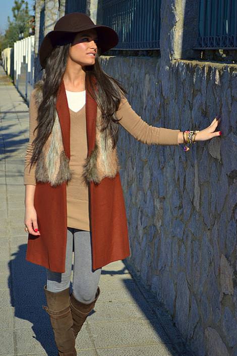 Tendencias de moda del invierno : vestido de tweed