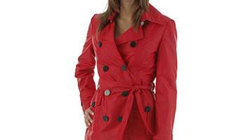trench rojo de Mango