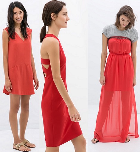 Vestidos rojos de fiesta (baratos) para invitadas verano 2014 | demujer moda