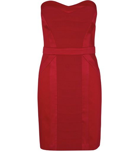 vestidos para fin de año de color rojo