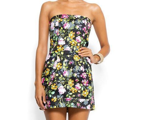 vestidos de rebajas de flores de mango