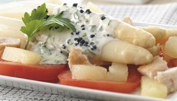 ensalada de esparragos